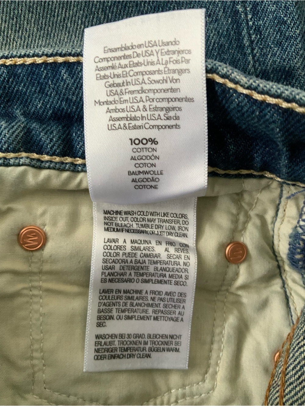 NWT MOTHER SUPERIOR Jeans Lil’ Mother Lil’ Reifler After Midnight Blue Size 29 - Picture 12 of 16